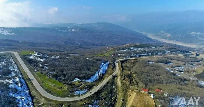 İsmayıllı yolu genişləndirilir: 4 zolaq, tunel, asma körpü 10 km qısalır VİDEO FOTO