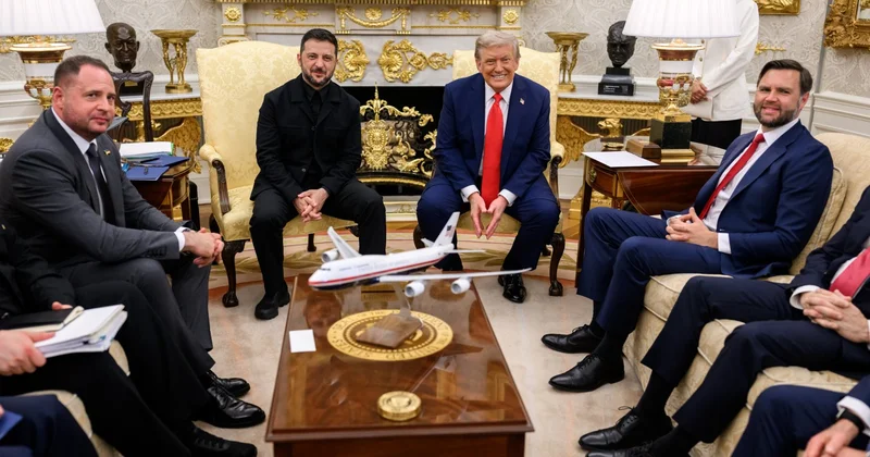 Началась встреча Дональда Трампа с Володимиром Зеленским