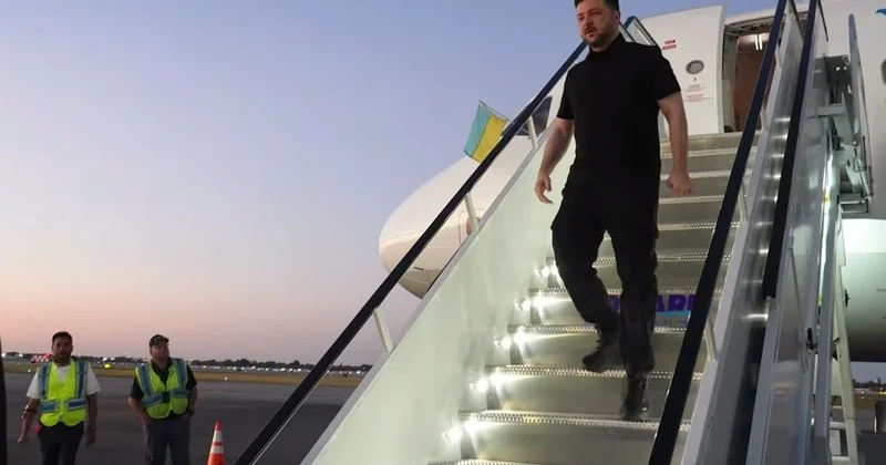 Zelenski Mayamidə BELƏ QARŞILANDI VİDEO