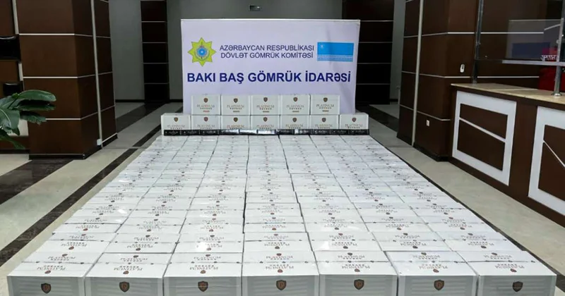 Gömrükdə daha bir kütləvi siqaret əməliyyatı 1 milyon +Video