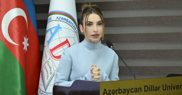 Prezidentin gəlini müəllifi olduğu layihəni təqdim etdi FOTOLAR