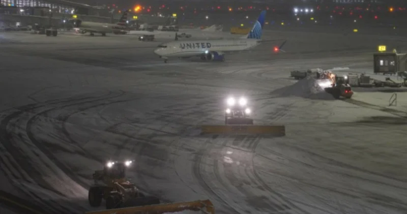 ABŞ də gecikən aviareyslərin sayı 5 mini keçib