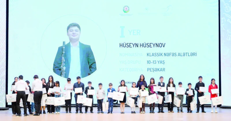 Uşaq İncəsənət Festivalında mükafatlandırma