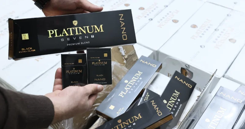 Ölkəyə qanunsuz yollarla gətirilən külli miqdarda siqaretin realizə edilməsinin qarşısı alınıb FOTOLAR