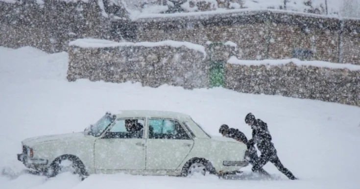Duman, qar, şaxta... Faktiki hava