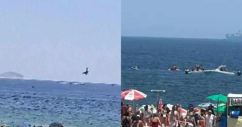 Reklam təyyarəsi Rio de Janeyroda okeana düşdü: Pilot həlak oldu