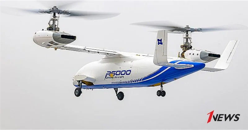 В Китае первый совершил полет в мире конвертоплан весом 6 тонн