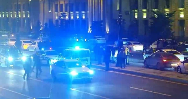 Qəza sıxlığa səbəb oldu FOTO