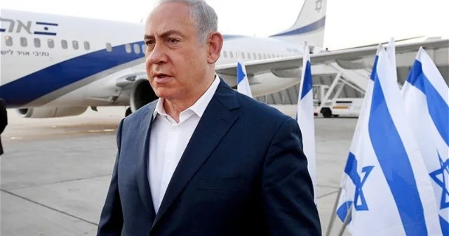 Netanyahunun təyyarəsi qadağan olunmuş ölkələrin üzərindən uçdu FOTO