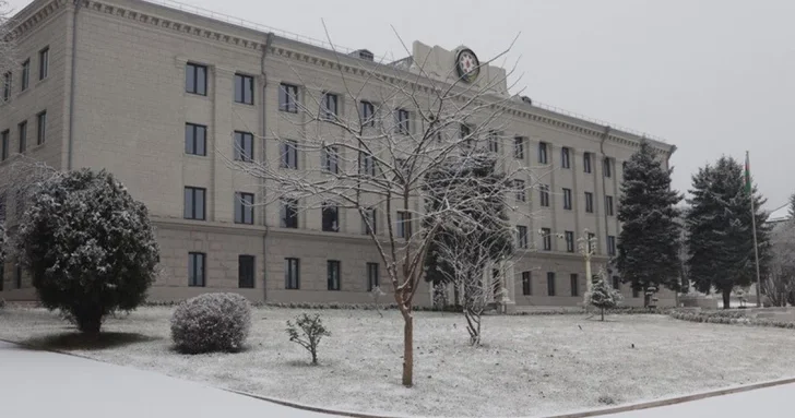 В Ханкенди выпал первый снег