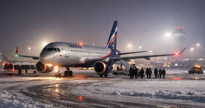 Bakdan Moskvaya uçan təyyarədə HƏYƏCANLI ANLAR yaşandı