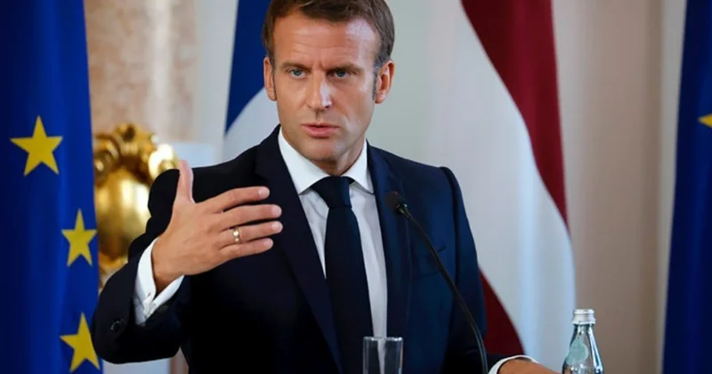 Makron Putinə görə bu liderlə mübahisə etdi