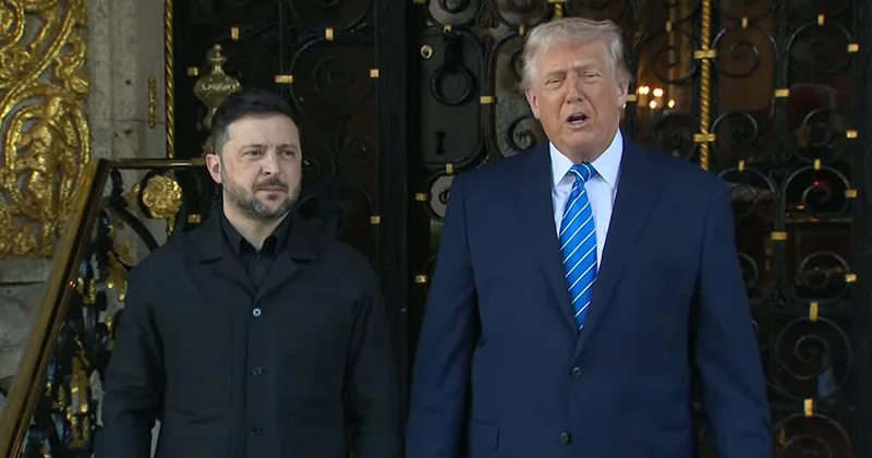 Zelenski Trampın Mar a Laqo iqamətgahına gəlib “Ya müharibə bitəcək, ya da...”