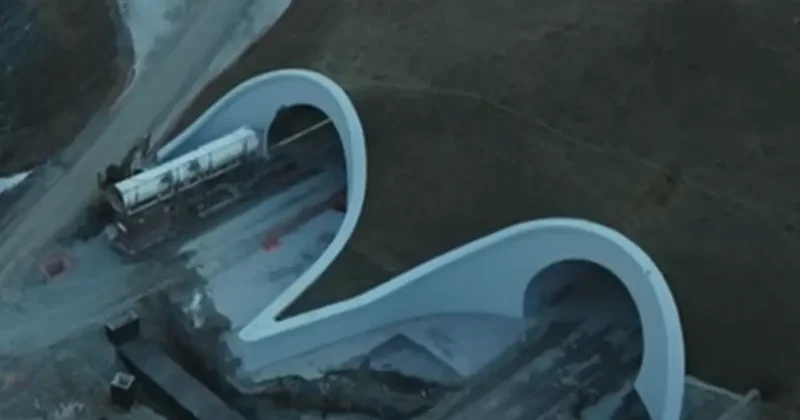 ZƏNGƏZURDA NƏHƏNG DAĞLAR BELƏ YARILIR VİDEO