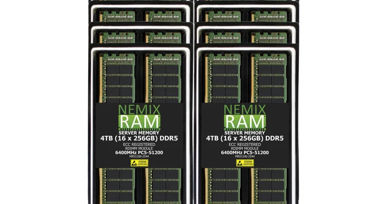 Американская Nemix представила оперативную память объемом 4 Тб