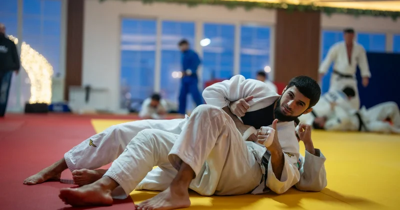 Şamaxıda cüdoçuların hazırlıq prosesi davam edir FOTO
