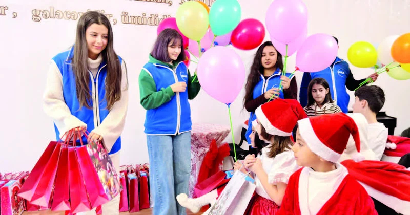 Gəncə uşaq evində Yeni il şənliyi