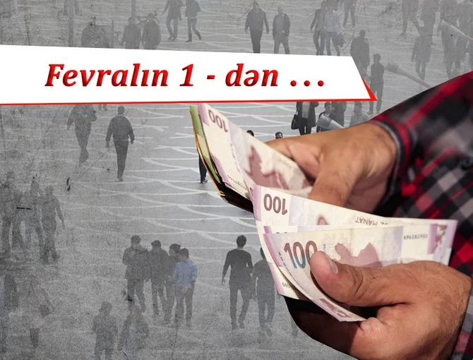 Fevralın 1 dən vətəndaşlar ən azı bu qədər pensiya alacaq