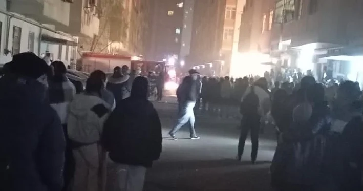 Abşeron Gənclər Şəhərciyində YANĞIN FOTOLAR