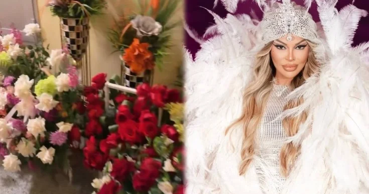 Yaşadığı bina güllərlə bəzəndi Video