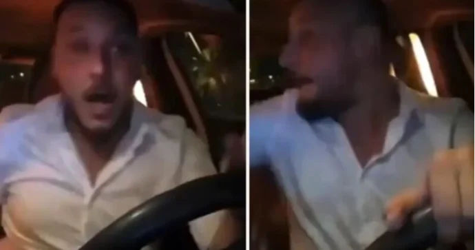 Sərnişinin bu hərəkəti taksi sürücüsünü əsəbiləşdirdi VİDEO