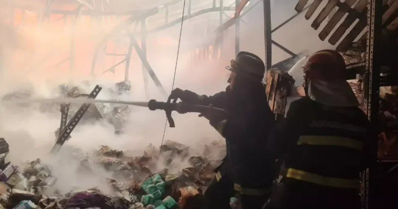 Крупный пожар в Ереване: ФОТО