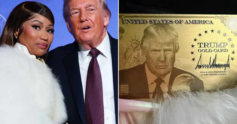 Трамп подарил Ники Минаж Золотую карту Трампа