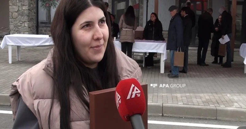 Məmmədbəyli sakini: Bizə hər bir şərait yaradılıb