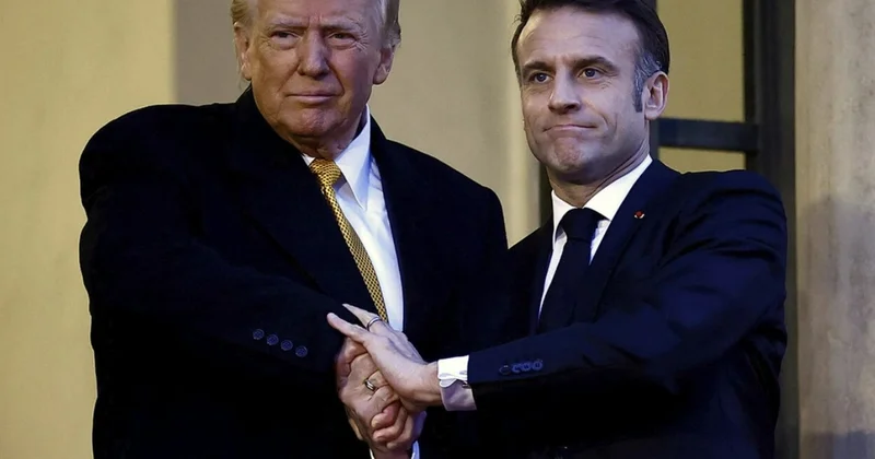 Трамп высмеял Макрона Minval Politika