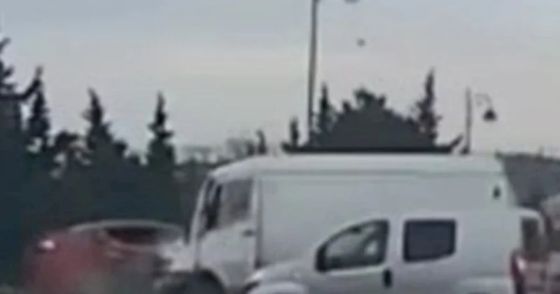 Bakıda yük maşını zəncirvari qəza törətdi VİDEO