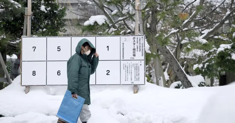 Yaponiyada seçkilər ərəfəsində ən güclü qar fırtınaları gözlənilir