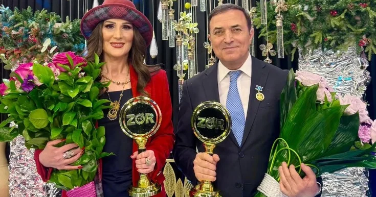 Xalq artistləri Özbəkistanda təltif olundu Fotolar