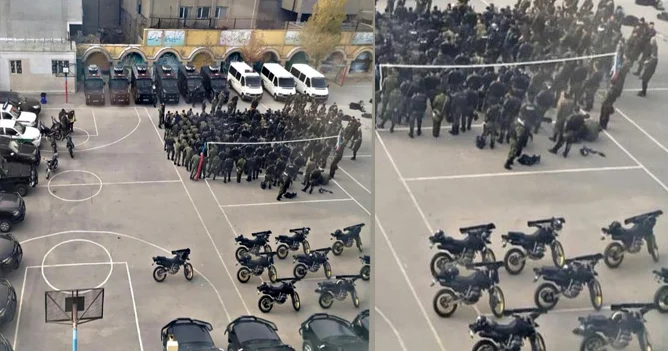 Məktəblərdə silahlı qüvvələrin və snayperlərin yerləşdirilməsi barədə məlumatlar yayılıb