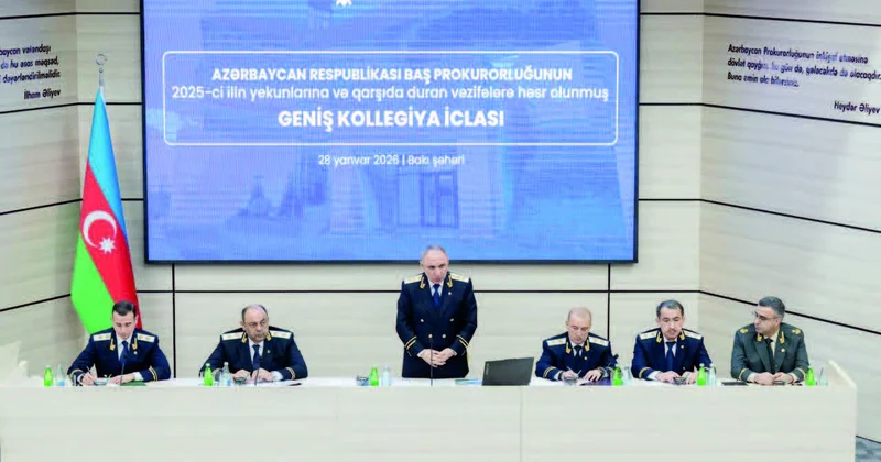 Baş Prokurorluğun illik hesabatı