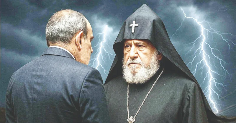 Ermənistan siyasi psixoloji böhran içində: Baş nazir katolikosa, spiker sabiq prezidentə qarşı...