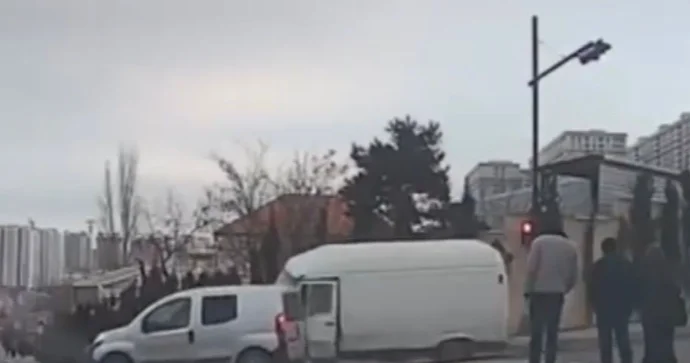 Zığ yolunda baş verən zəncirvari qəzanın ANBAAN VİDEOsu