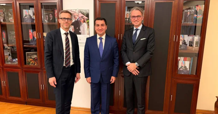 İsveç XİN departament rəhbəri Bakıda görüşlər keçirib FOTOLAR