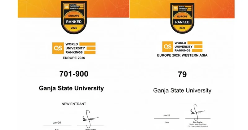 Gəncə Dövlət Universiteti ilk dəfə yer aldı