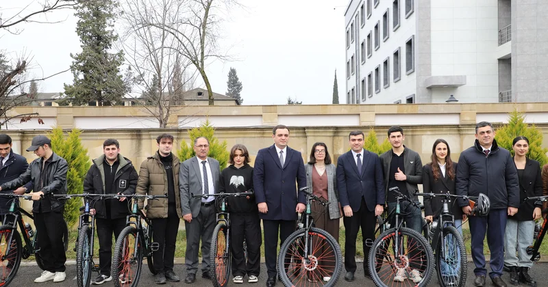 Gənclər və İdman Nazirliyi tərəfindən LDU ya velosipedlər hədiyyə olunub