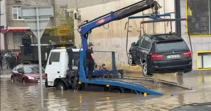 Çeçenistanda daşqınlarla əlaqədar fövqəladə vəziyyət elan olunub