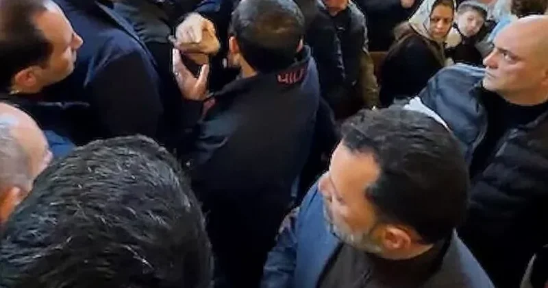 Пашинян угодил в потасовку в церкви