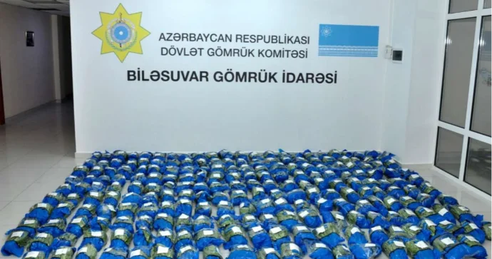 Kahı adı ilə ölkəyə külli miqdarda marixuana keçirmək istədilər FOTO VİDEO