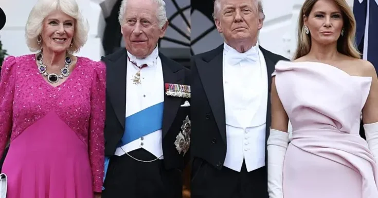 Britaniya Kralı Ağ Evdə Foto