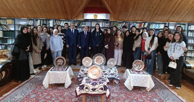 BDU nun Şərqşünaslıq fakültəsinin tələbələri Misir Mədəniyyət Mərkəzində istehsalat təcrübəsində
