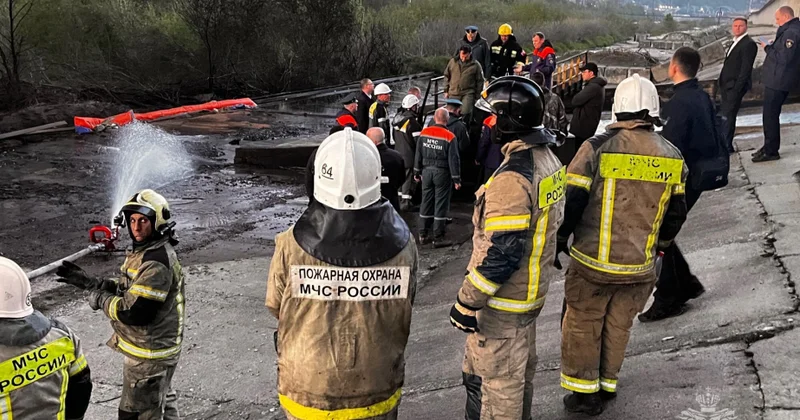 В Туапсе ликвидируют последствия пожара