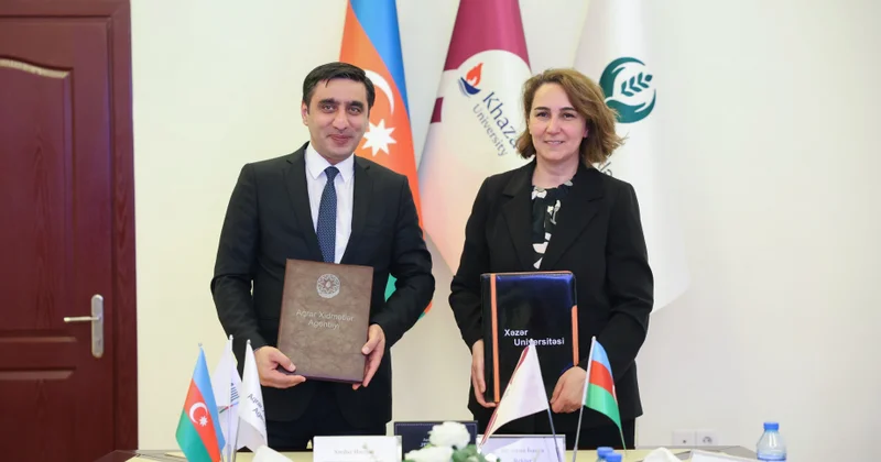 Aqrar Xidmətlər Agentliyi ilə Xəzər Universiteti arasında Anlaşma Memorandumu imzalanıb