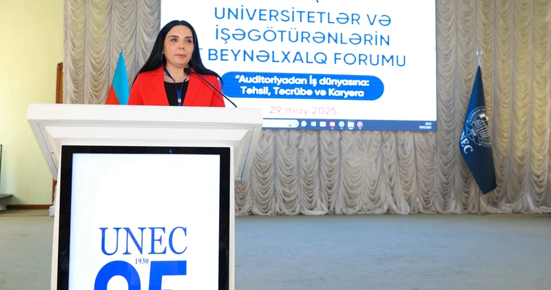 UNEC də Universitetlər və İşəgötürənlərin I Beynəlxalq Forumu keçirilib