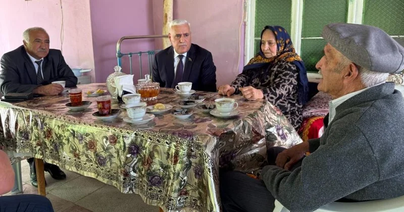 Deputat Ordubadda şəhid ailələrini və Culfada 100 yaşlı sakini evlərində ziyarət edib FOTOLAR