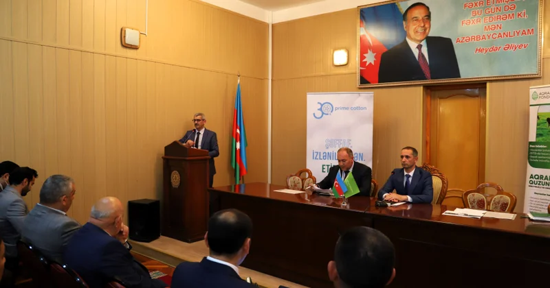 Ağcabədidə pambıq zərərləri üzrə sığorta ödənişləri 400 min manatı keçib fermerlərlə görüş