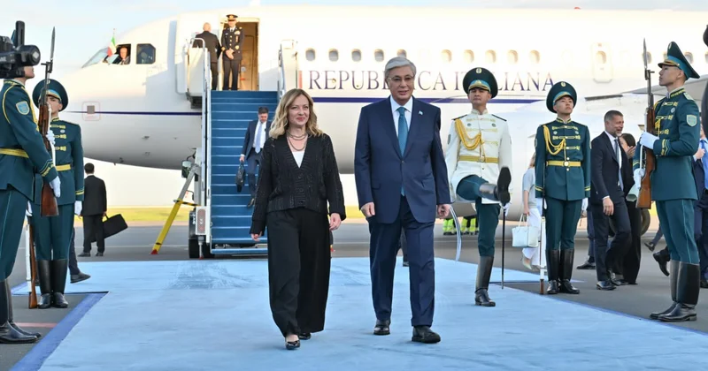 Meloni Qazaxıstana rəsmi səfər edib